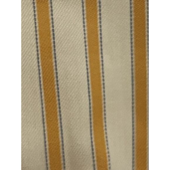Tincati Milano Striped Dress Shirt •L• Premium Cotton Italy Orange Button Down - Picture 5 of 9